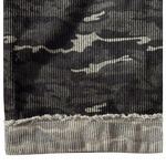 POL Camouflage Print Wide Leg Black Gray Corduroy Pants Women's Size Small Photo 13