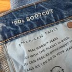 American Eagle 90s Bootcut Jeans Size 0 28 Waist Light Wash Stretch Y2K Photo 2
