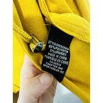 Jules & Leopold  Woman’s Gold/yellow Draped Faux Leather Open Cardigan Size Large Photo 4