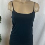 Diane Von Furstenberg  Black Spaghetti Strap Tank Camisole Top L Photo 0