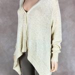 WD.NY Gold Metallic Asymmetrical Cardigan NWT MEDIUM Photo 5