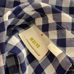 Anthropologie  maeve flounce gingham blouse Photo 3