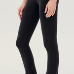 Splits59 Raquel High Waist Flared Leggings Black 34" Small $118 Photo 0