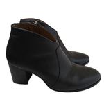 Frye Nora Zip Short Womens Black Leather Zipper Ankle & Booties Boots Size 6M Photo 3