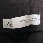 ZARA Black Joggers with White side Stripe. Size Medium. Photo 2