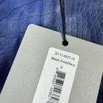 Zac Posen  Croc Embossed Leather Crop Top‎ Blouse Sz 8 NWT $990 MSRP Photo 3