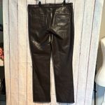 NYDJ NWOT  Marilyn Faux Leather Straight Leg Pants Photo 8