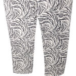 C Est. 1946 Denim Skinny Cropped Pants Capri Zebra Print Womens Contemporary 14 Photo 12