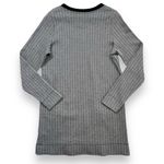 Soft Surroundings NWOT Herringbone Velvet Trim Sweater Tunic Dress Photo 3