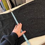 JMB Vintage Black Hand Beaded Sequin Sleeveless Knee Length Dress Size Large Photo 8