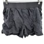 Faherty  Arlie Linen Pull On Elastic Knit Waistband Comfort Shorts Faded Black S Photo 1