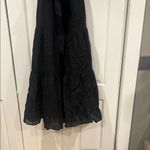Boden Tiered Ruffle Poplin Maxi Dress‎ Size 8 Black Photo 2