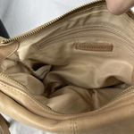 Lucky Brand  Womens Crossbody Stash Bag Purse Beige Leather Photo 9