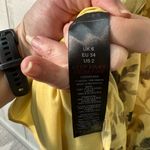 Topshop  Yellow and Black Floral  Dress Size 2 NWOT Photo 7