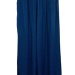 Naracamicie Italian Designer Wide Leg Blue Satin Pants Size 10 Photo 0