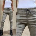 Bevy Flog Shely Original Pant Silver Sage Gray Snakeskin Print Cotton Size 24 (2 Green Photo 1