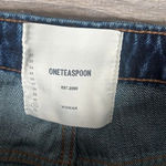 One Teaspoon NEW VIRGIN BLUE AWESOME BAGGIES HIGH WAIST STRAIGHT LEG JEANS BLUE Photo 7