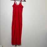 Halara  Breezefu Backless Side Invisible Zipper Pocket Wide Leg Jumpsuit Sz S Photo 8