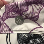 Koalani Tropical Pattern Sport Bra Removable Pads Medium Support Size Large Purple Photo 4