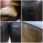 Gucci AUTHENTIC BLACK LEATHER KNEE-HIGH POINTED TOE HEELED LEATHER BOOTS (6.5) Photo 12