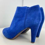 Chloé CHLOE SUEDE ANKLE ZIPPER BOOTS BLUE COLOR SIZE 38.5 Photo 3
