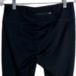 Athleta Pants Women Medium Spliced Sonar Tight Black Navy Blue Yellow Athleisure Photo 3