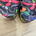 Larroudé Dolly Floral Patent Leather Platform Sandals EUC Black Size 5.5 Photo 7