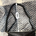 None Black Multi Zip Faux Leather Crossbody Bag Photo 11