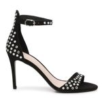 Chinese Laundry Sandals Heels Black Ankle Straps Rhinestone US 8.5 Open Toe Photo 4