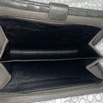 Bottega Veneta Woven Leather Wallet in Dark Gray Photo 10