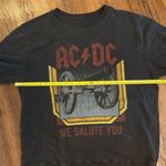 AC/DC  "We Salute You" Unisex Crew Neck Sweatshirt Black Size M Photo 7