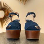 mix no. 6  - Denim Platform Heels Photo 4