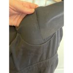 Few Moda jumpsuit black cocktail party sleeveless off shoulder wide leg L Photo 12