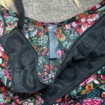 Free People  Navy Floral Mini Slip Dress W/ Pockets Size 4 Photo 5