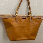 Coach Authentic  Z23984 Carly Tote Genuine Leather Tote Shoulder Bag in Mustard Photo 4