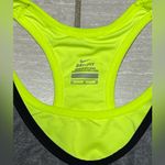 Nike Dri-FIT Tank Top 2-in-1 Racerback Layered Gym Workout Size Medium Grey/Neon Photo 1