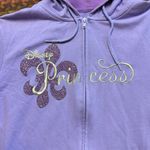 Disney AUTHENTIC  PARKS EXCLUSIVE PURPLE PRINCESS ZIP UP HOODIE Photo 4
