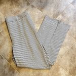 Nine West π high rise wide leg knit gingham jacquard pull on pants black white Photo 5
