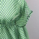 Ruffled Strappy Sun Dress Elastic Waist Lined Skirt flattering back cut Size M Photo 3