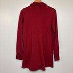 Lucky Brand  Red Asymmetrical Knit Cardigan Jacket Women’s Medium Photo 1