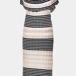 Free People  Striped Off-Shoulder Dress Size Large Photo 4
