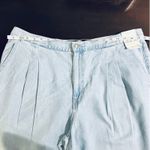 Madewell The Harlow Wide-Leg Trouser Jeans W33 High Rise Relaxed Fit Light Wash Photo 5