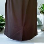 NWT!Black Gold button, detail, back slit Elegant Black Skirt Size 26 or 4X Photo 4