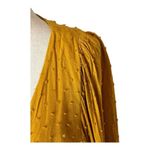 Auguste The Label Shirt Women 4 Yellow Ocher Swiss Dot Frida Wrapped Blouse Photo 7