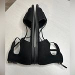Eileen Fisher Rose Black Suede Flat Dress Strappy Sandals Shoes sz 6 Photo 7