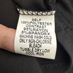 PaperMoon  Sheer Knit Keyhole Tunic Top Size 2X Black Modest Capsule Wardrobe NWT Photo 6