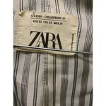 ZARA Blazer Jacket XS Tan Open Front Office Business Casual Minimalist Chic Photo 4