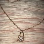 rosegold Lock Necklace Photo 0