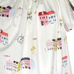 The Tiny Tassel Rainbow Row Dress Size XXL 2X Artsy 100% Cotton Flutter Sleeve Photo 4