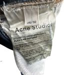 Acne Studios cne Studios Womens Flex Raw Reform Skinny Jeans Blue 
Sz 25X32 Photo 5